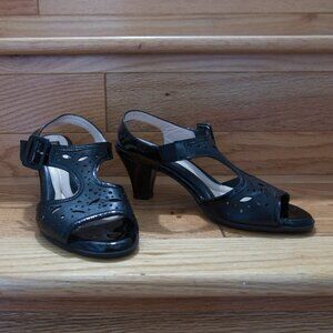 BEAUTIFEEL black leather shoes, 6 1/5